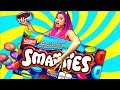 WOW! Giant Nestle Smarties Candy Milk Chocolate! Candy War! (CC Available)