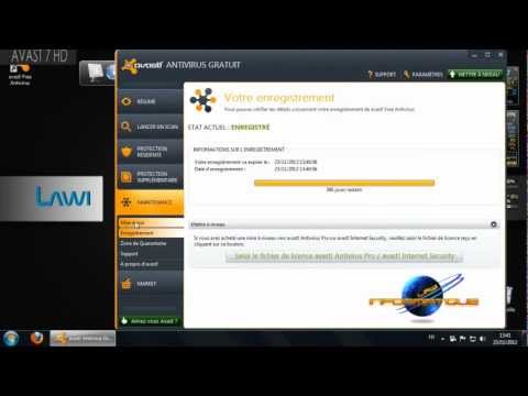 comment regler avast 7