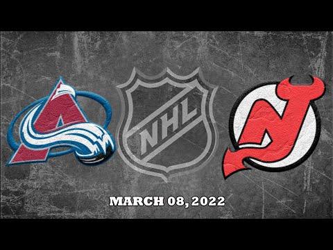 NHL Avalanche vs Devils | Mar.08, 2022