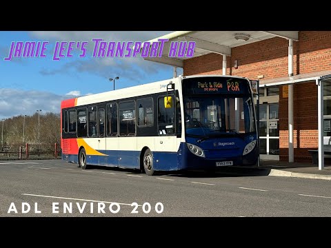 *Nice Voith* Stagecoach Midlands ADL Enviro 200 no 37054 on route PR