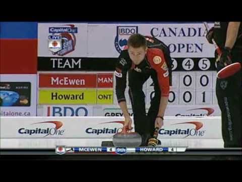 2011 BDO Canadian Open - Final - Mike McEwen's final shot of the game
