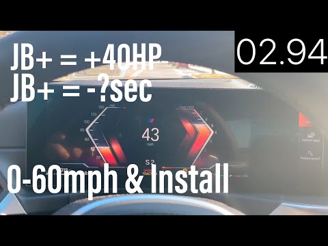 2023 BMW 330ix JB+ Installation, and 0-60mph Launch Control