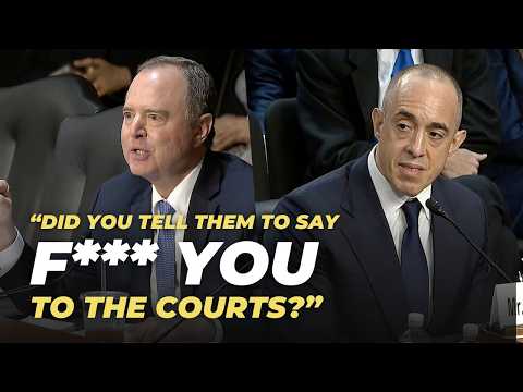 Schiff s'engage dans une discussion houleuse avec le candidat de Trump, Emil Bove