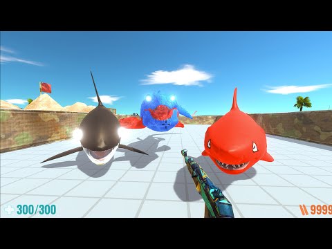FPS AVATAR DEATH RUN with ALL WEAPONS & HP BAR - Animal Revolt Battle Simulator (ARBS)