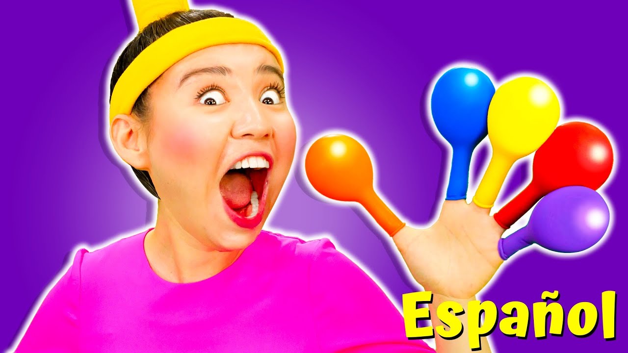 Familia de dedos de globo | Babanana Canciones Infantiles