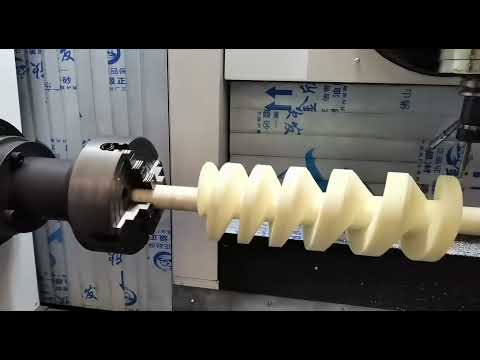 5 axis milling machine to produce vacuum pump screws
