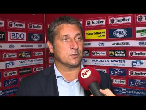 Reactie Ruud Brood na afloop van N.E.C. - FC Eindhoven