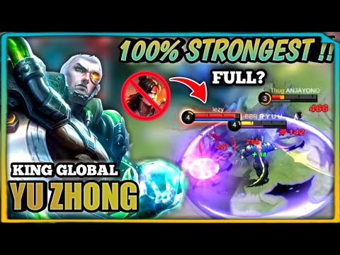 REAL YU ZHONG MONSTER OFFLANE! Best Build Top 1 Global Yu Zhong Gameplay - Mobile Legends