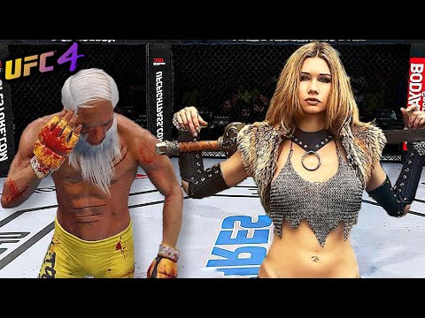 Old Bruce Lee vs. Amazon - EA Sports UFC 4