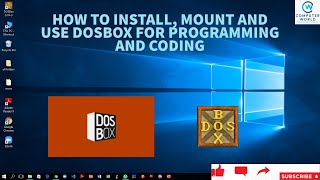 How to Download, Install, Mount and Use DOSBox for Programming and Coding