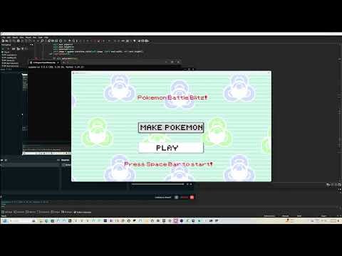 Pokemon battle blitz fangame showcase made in python