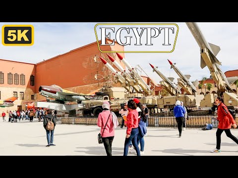 walk in National military museum Egypt |4K| amazing view beautiful city Cairo Egypt
