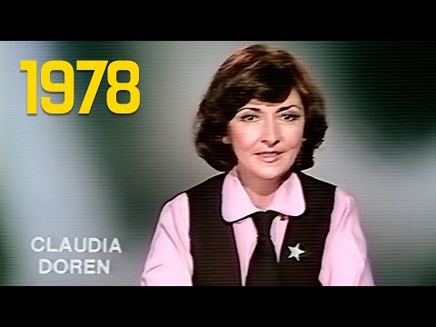 ARD Abendansage von Claudia Doren (10.10.1978)