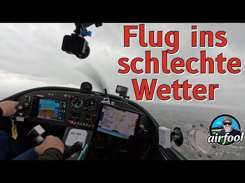 Flug ins schlechte Wetter. Wie dumm kann man sein?
