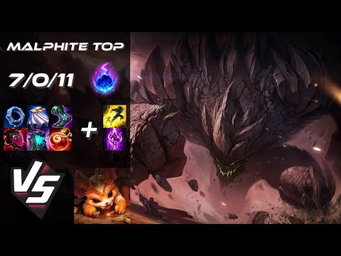TOP Malphite vs Gnar - EU Grandmaster Patch 14.23