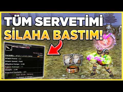 TÜM SERVETİ SİLAHA BASTIM! 💰🔥 | LUFERDE EFSANE FARM! ⚔️ | Knight Online Asas #2