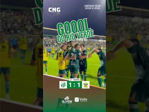 GOOOL DO RIO VERDE - RIO VERDE EMPATA O JOGO - RIO VERDE 1x1 MINEIROS - CAMPEONATO GOIANO 2026