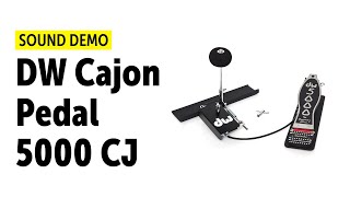 DW Cajon Pedal 5000 CJ Demo (no talking)