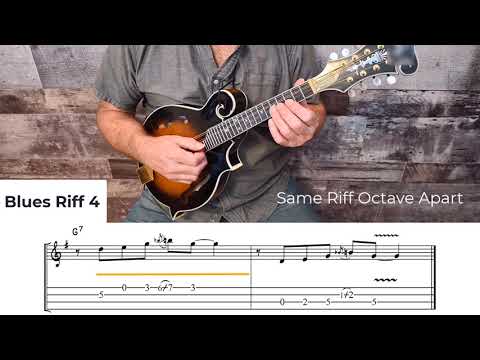Mandolin Blues Book - Riff 4