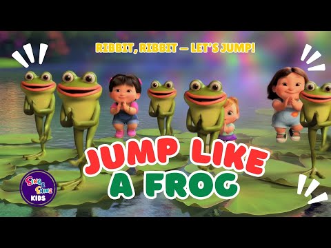 🐸 Jump Like a Frog | Fun Kids Action Song with Movements | Preschool Dance & Sing-Along