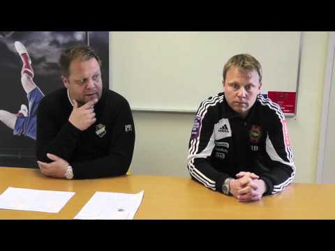 Presskonferensen efter Öster-BP