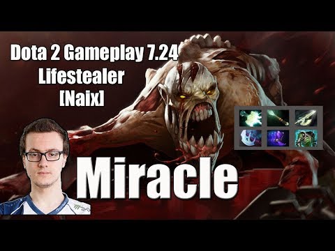 Miracle Lifestealer Dota 2 Naix Ranked | Gameplay 7.24 - #08