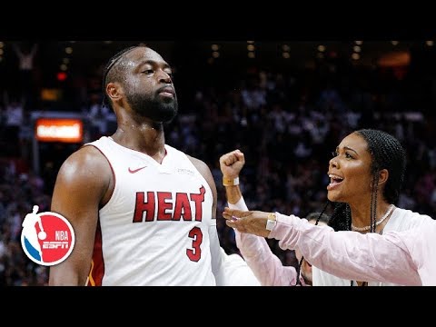Dwyane Wade puts on a show in final game in Miami | 76ers vs. Heat | NBA Highlights