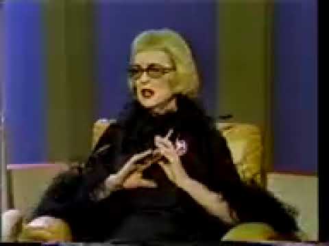 Rare  Bette Davis special Interview with Dick Cavett. Spilling old Hollywood gossip