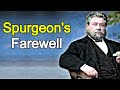 The Minister's Farewell - Charles Spurgeon Sermon