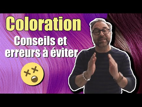 Coloration cheveux, conseils et erreurs à éviter