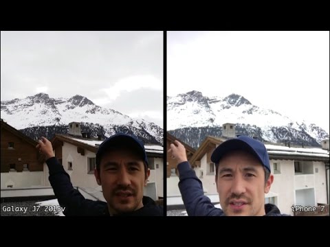 Galaxy J7 vs iPhone 7 Camera Video Test Comparison Review