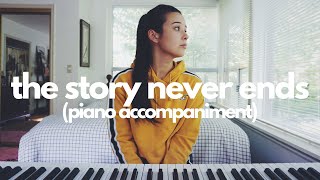 Lauv - The Story Never Ends | piano accompaniment (+female key +sheet music)