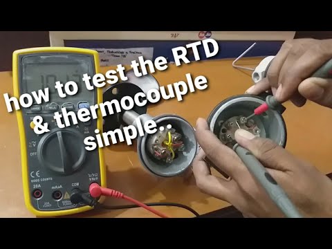 how to check the RTD and thermocouple with multimeter.( PT100 RTD,  K-type thermocouple)