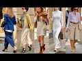 ELEGANT SPRING 2025 FASHION MILAN SHOPPING WALK ITALIAN STREET STYLE Vanityfair