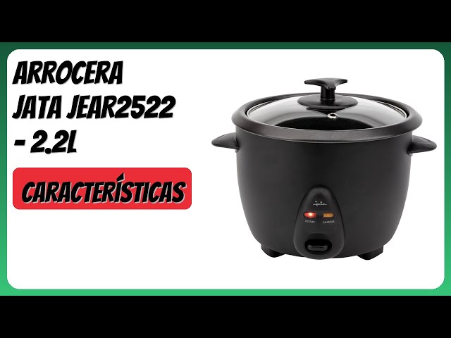 Vídeo relacionado con JATA JEAR2510 - Arrocera Eléctrica Capacidad 1 litro. 400 W. Funciones: Cocción y Mantenimiento del Calor. Depósito Extraíble y Antiadherente. Apagado Automático. Incluye Jarra y Espátula