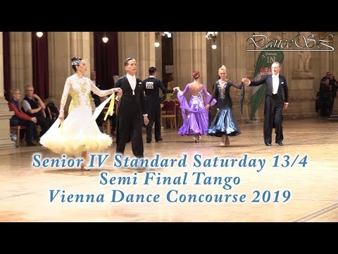 Vienna Dance Concourse 2019 - Senior IV Standard Tango Semi Final WDSF - 13 April 2019
