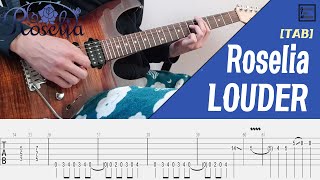[TAB] Roselia - LOUDER │Guitar Cover
