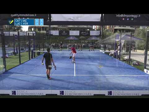 CATINI\IACOVINO VS VERDE\LUCHETTI - QUARTI DI FINALE 4' TAPPA TOUR DI ROMA - CIRCOLO PADEL PARK