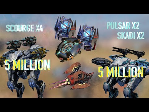 SCOURGE, PULSAR AND SKADI FAFNIR | Featured Setups Series Part 2 | War Robots Gameplay WR