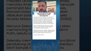 Zelensky Minta AS Culik Kadyrov Seperti Maduro, Bos Chechnya Tak Gentar: Lakukan Saja Sendiri!