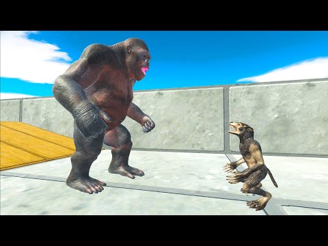 GORO THE GIANT DEATH RUN | ANIMAL REVOLT BATTLE SIMULATOR