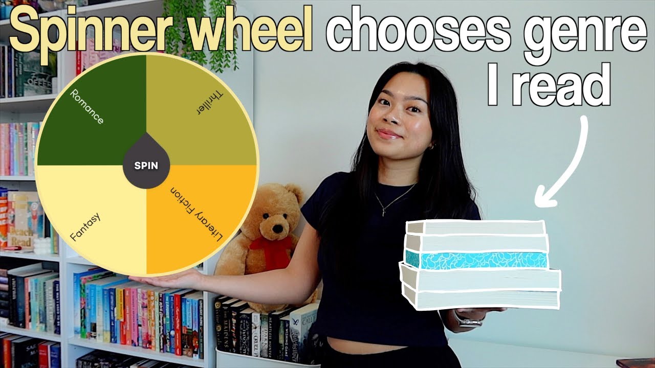 spinner wheel chooses genre I read 🎡📚🌟 | spoiler free reading vlog