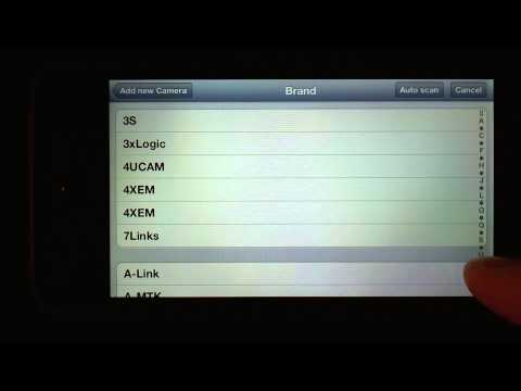 View and control your Tenvis ip cameras using IP Cam Soft app for Iphone/Ipod and Android devices