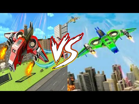Drone Robot Transforming Game VS Drone Robot Car Game 3D Android Gameplay