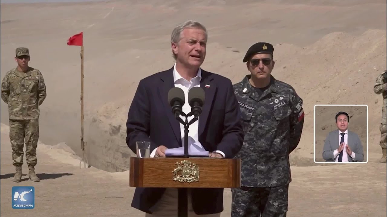 Chile construye zanja en frontera con Perú para contener migración irregular por orden de presidente