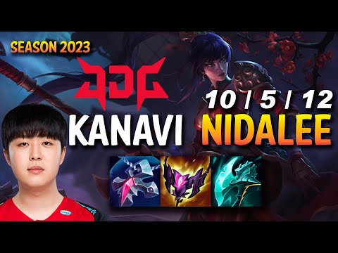 JDG Kanavi NIDALEE vs SYLAS Jungle - KR Ranked