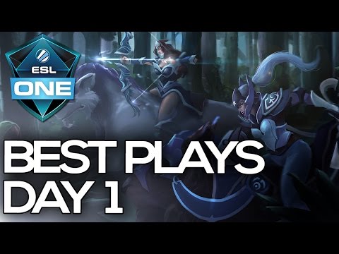 ESL ONE GENTING Dota 2 - BEST PLAYS - Day 1
