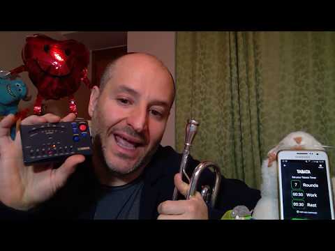 1.Il Prof di tromba: suoni lunghi giornalieri del lunedì - 7 SUONI X 7 MINUTI X 7 GIORNI (X 7 MESI)