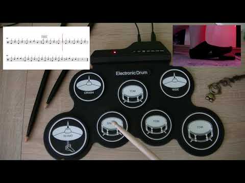 Don't Start Now | Dua Lipa - Electronic Drum pad cover with Tomplay (Beginner)