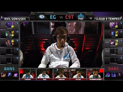 Evil Geniuses vs Cloud 9 Tempest Game 1 | S4 NA LCS Summer Promotion Tournament | EG vs C9T G1